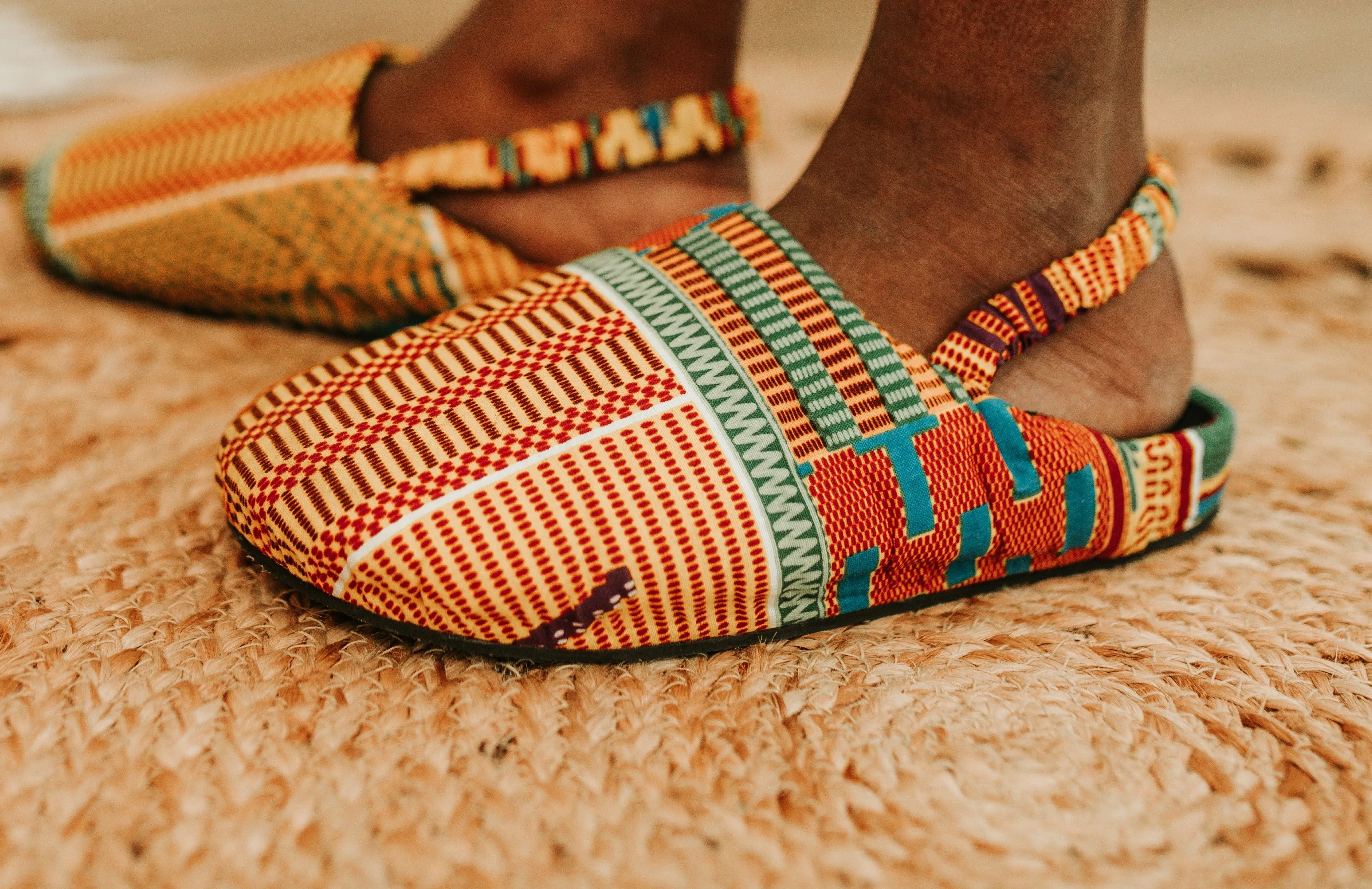 Women's | Medeasi Kente Print Mule With Arch Support