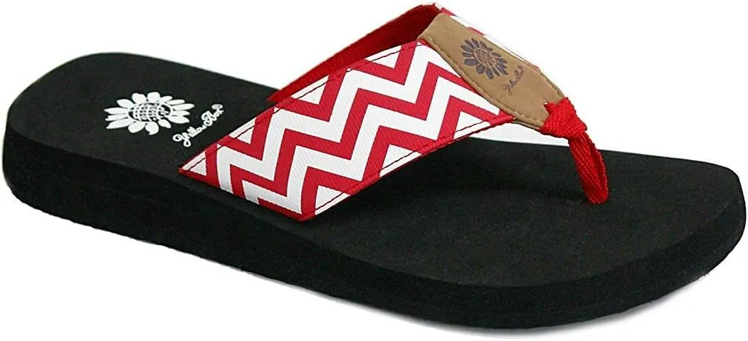 Yellow Box Women's Yulisa Red Sandal 5.5 M