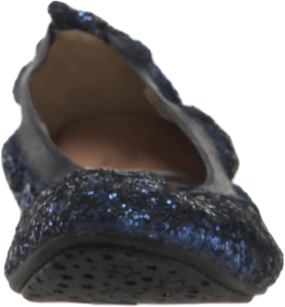 Yosi Samra Girl's Miss Samara Glitter Ballet Flat (Toddler/Little Big Kid)