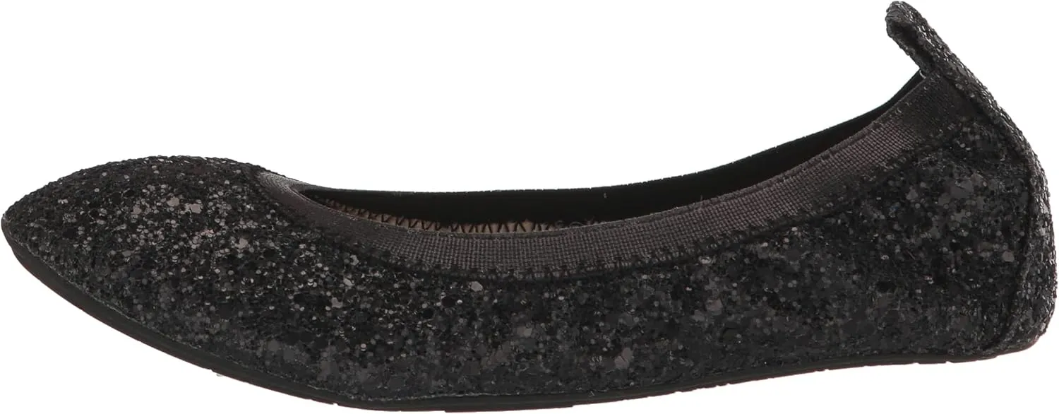Yosi Samra Girl's Miss Samara Glitter Ballet Flat (Toddler/Little Big Kid)