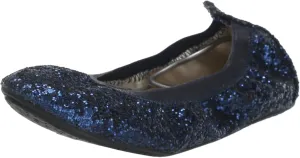 Yosi Samra Girl's Miss Samara Glitter Ballet Flat (Toddler/Little Big Kid)
