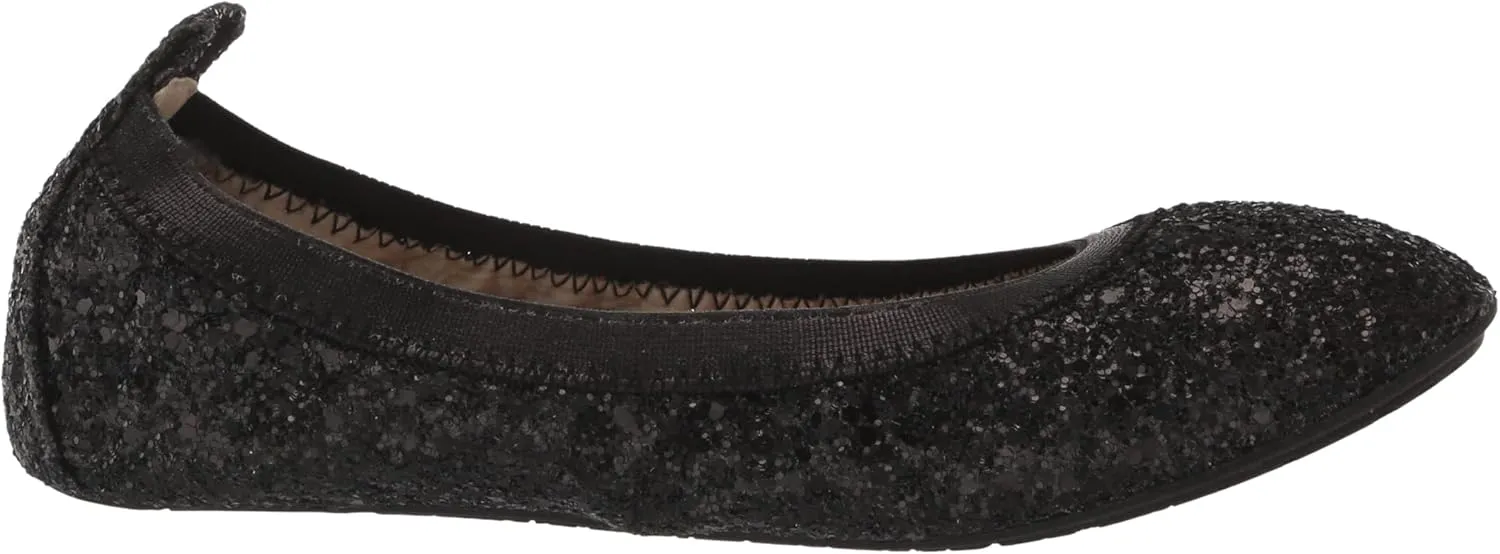 Yosi Samra Girl's Miss Samara Glitter Ballet Flat (Toddler/Little Big Kid)