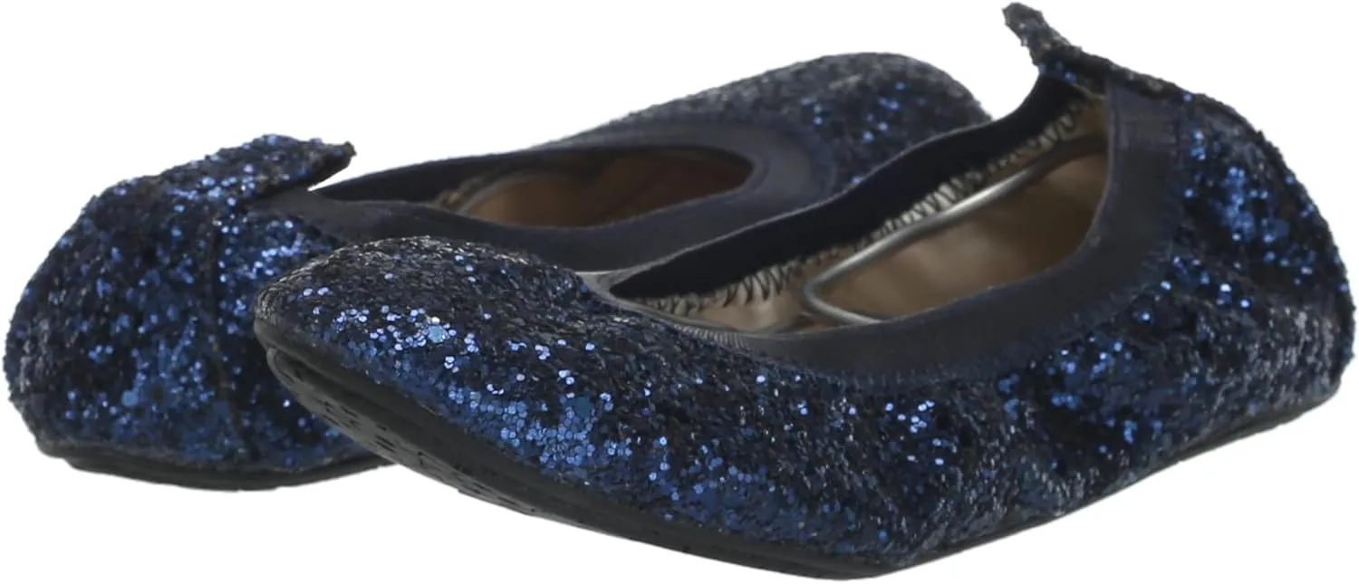 Yosi Samra Girl's Miss Samara Glitter Ballet Flat (Toddler/Little Big Kid)