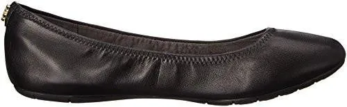 Zerogrand Stagedoor Stud Ballet Flat Black 65 B Us