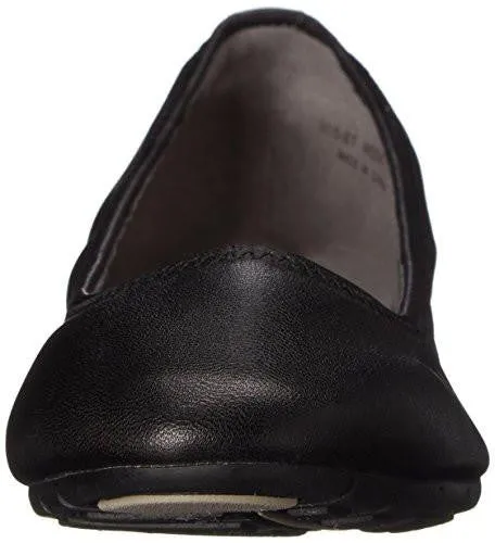 Zerogrand Stagedoor Stud Ballet Flat Black 65 B Us