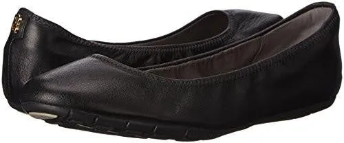 Zerogrand Stagedoor Stud Ballet Flat Black 65 B Us